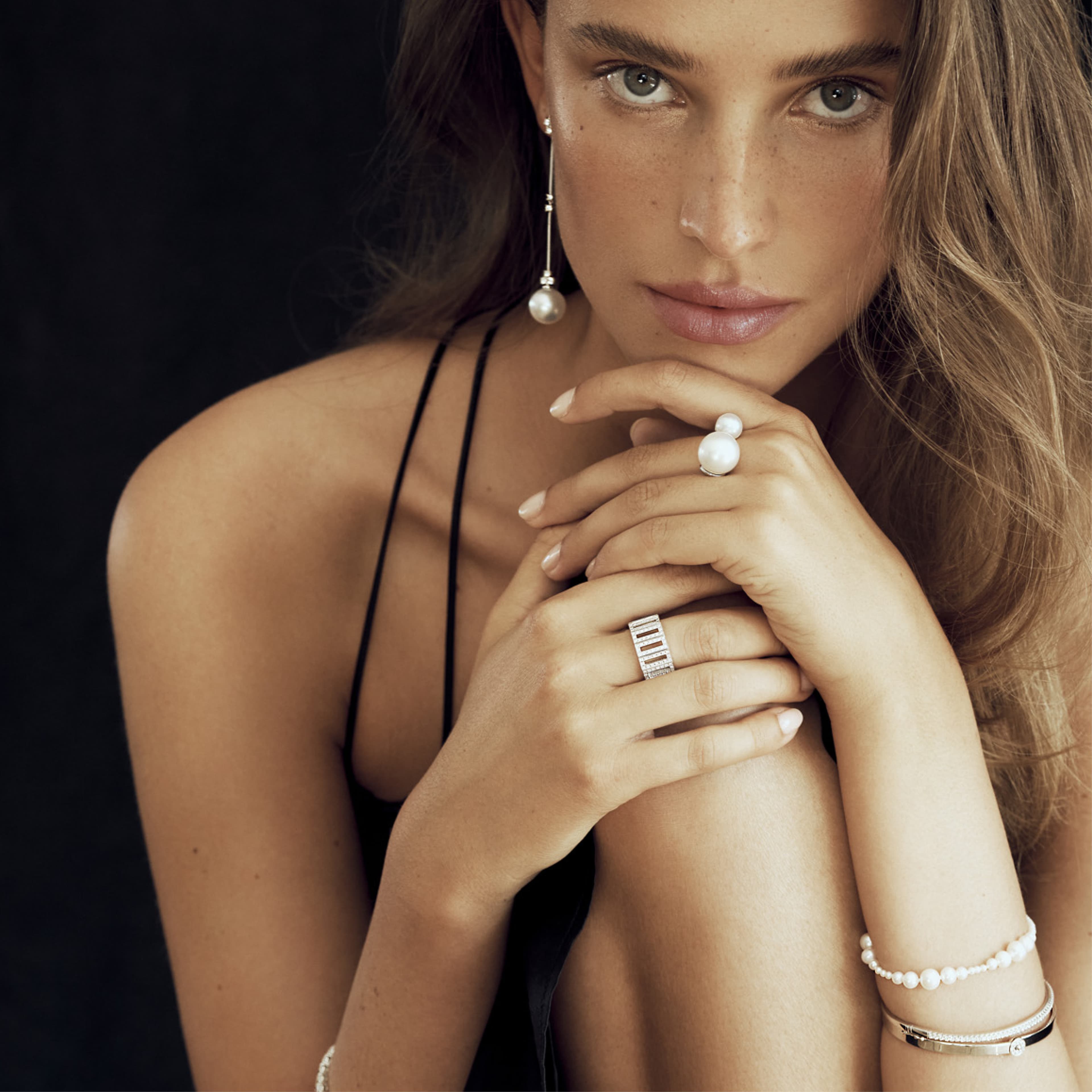 Strata Pavé ring