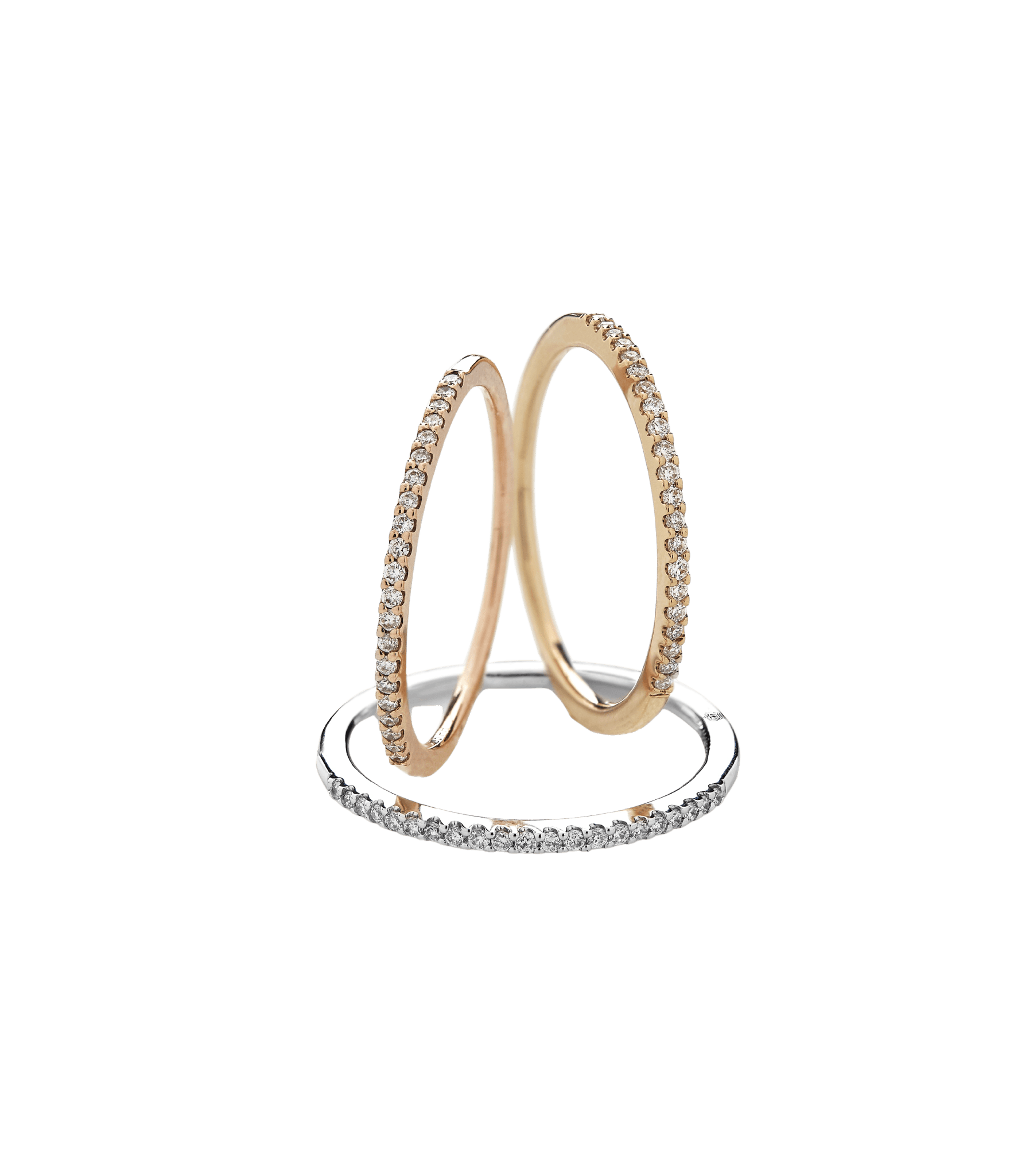 Smalle brillant ringe