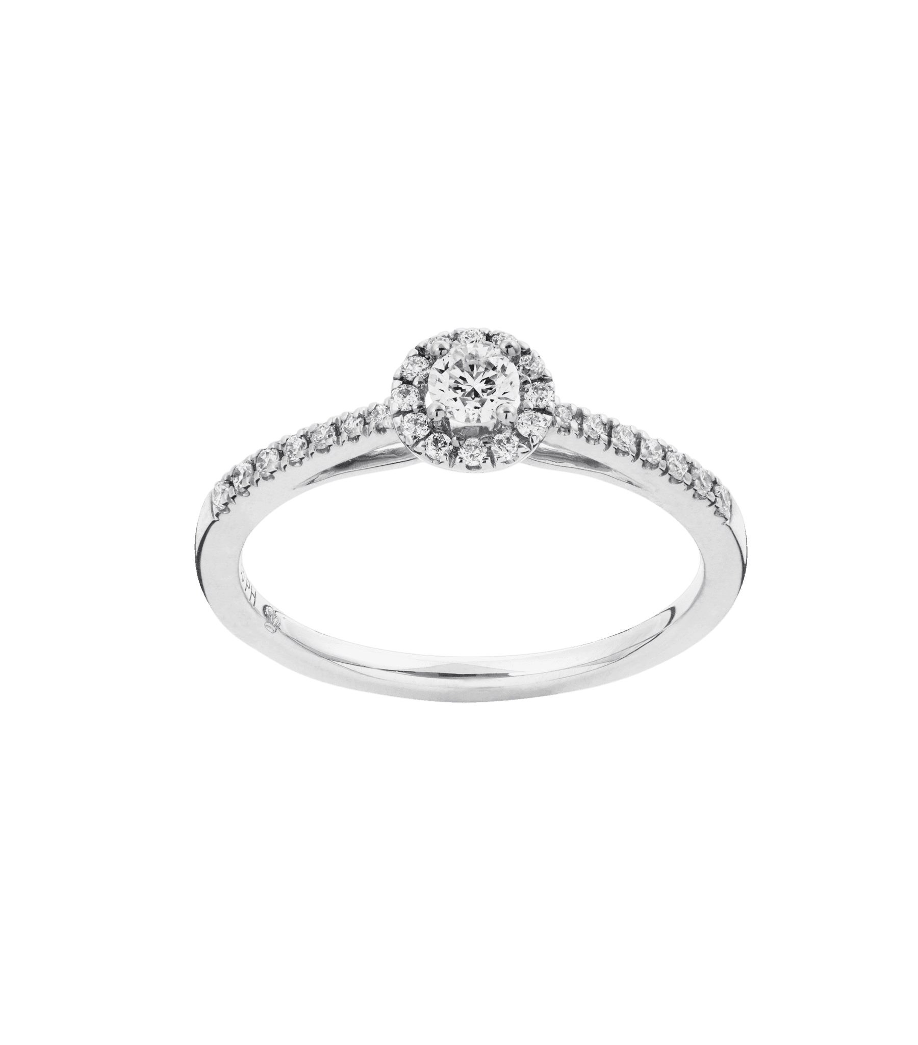 Ring med rund roset