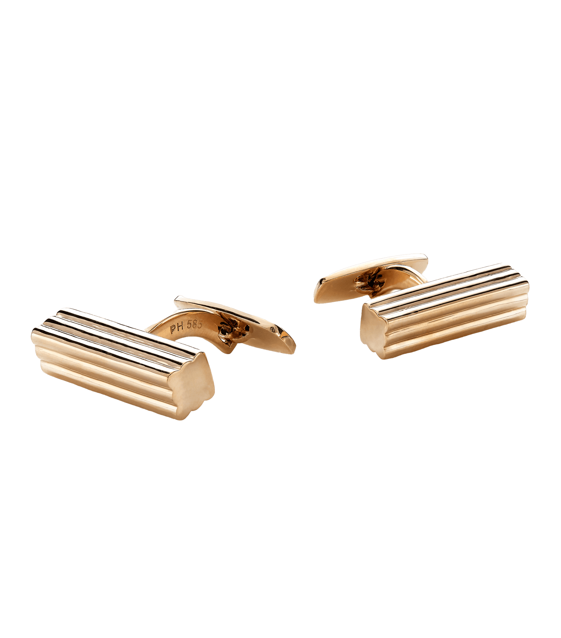 Manchetknapper, søjle med mønster