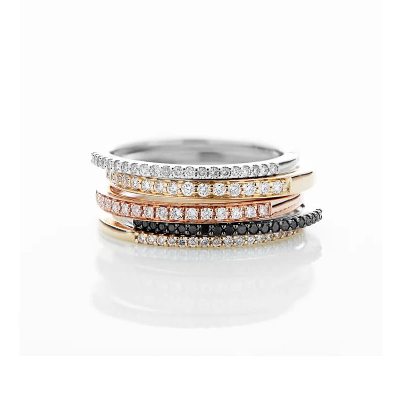 Smalle brillant ringe