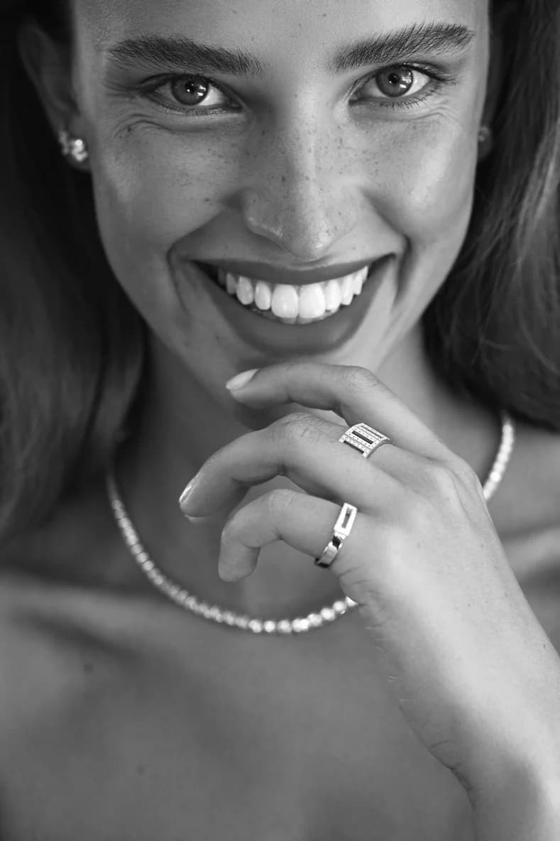 Strata Pavé ring, smal