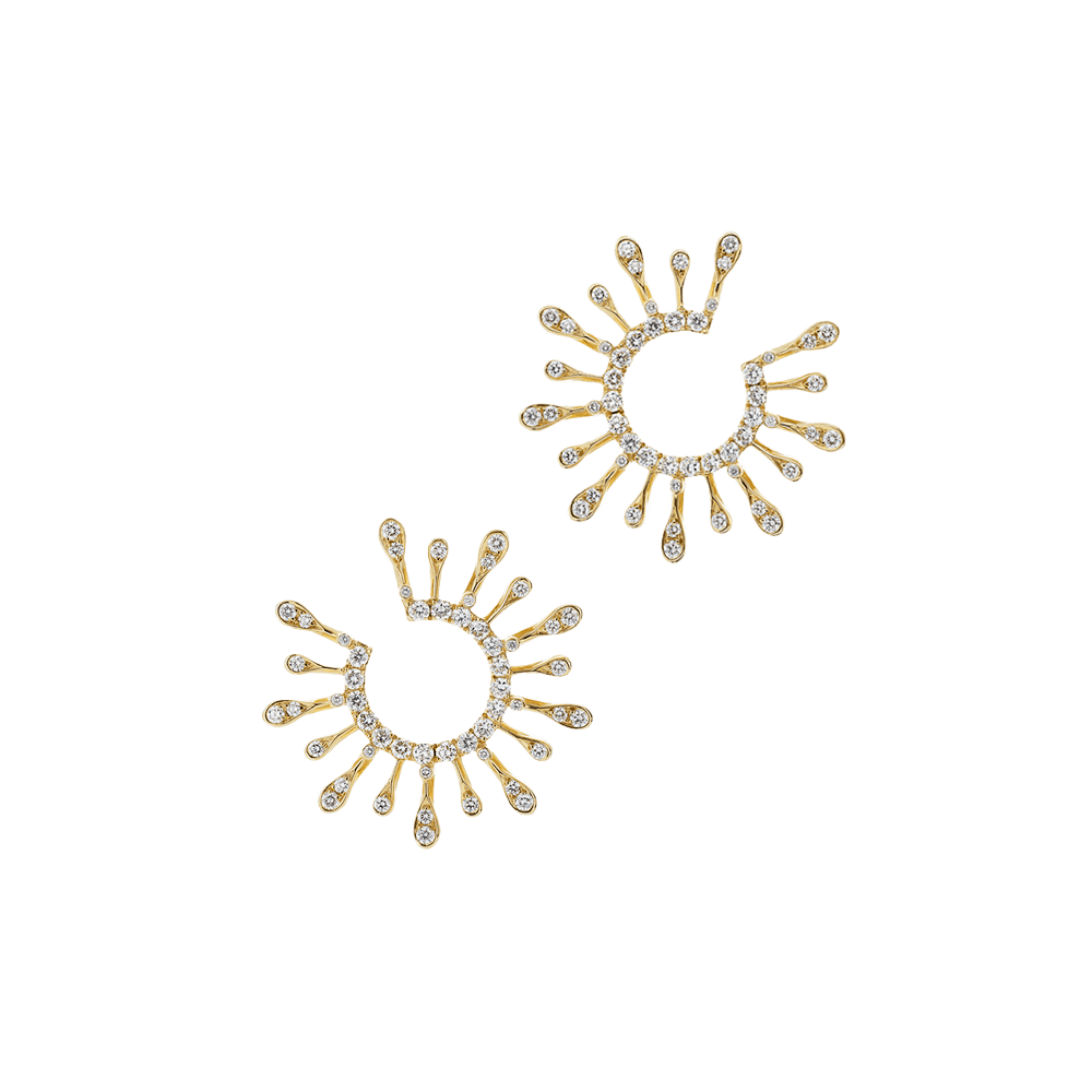 Peacock øreringe, mini