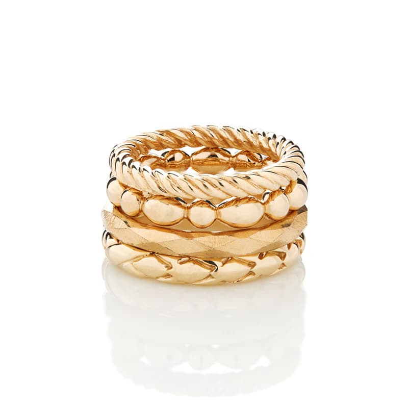 Ring med snake mønster