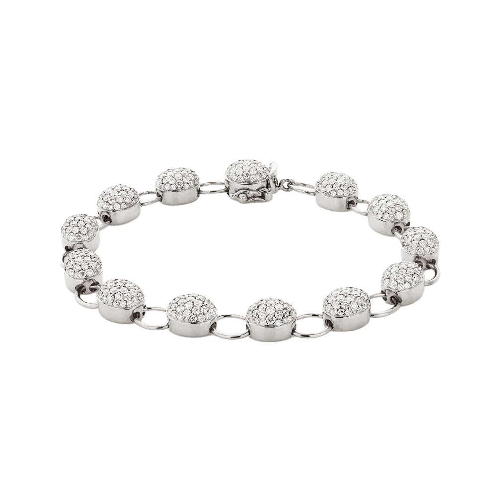 Harlekin pavé armbånd, mini