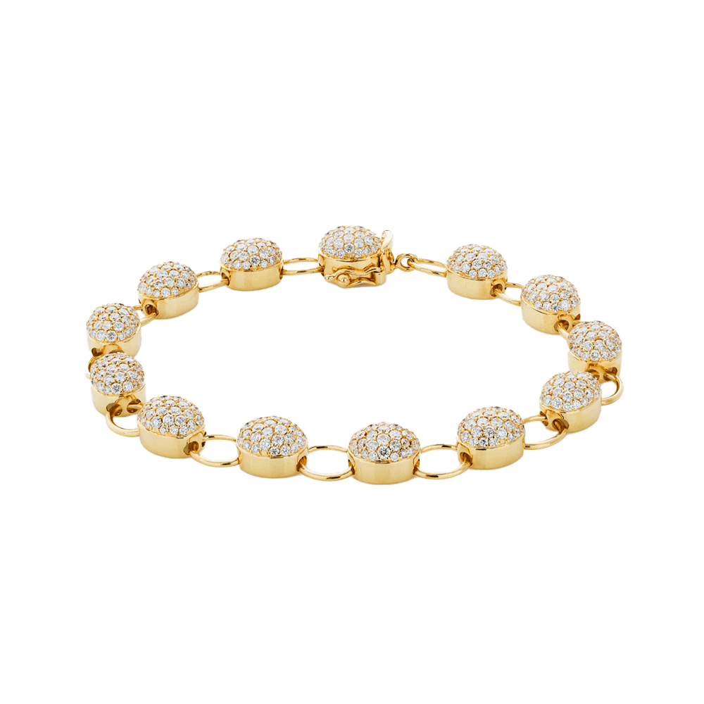 Harlekin pavé armbånd, mini